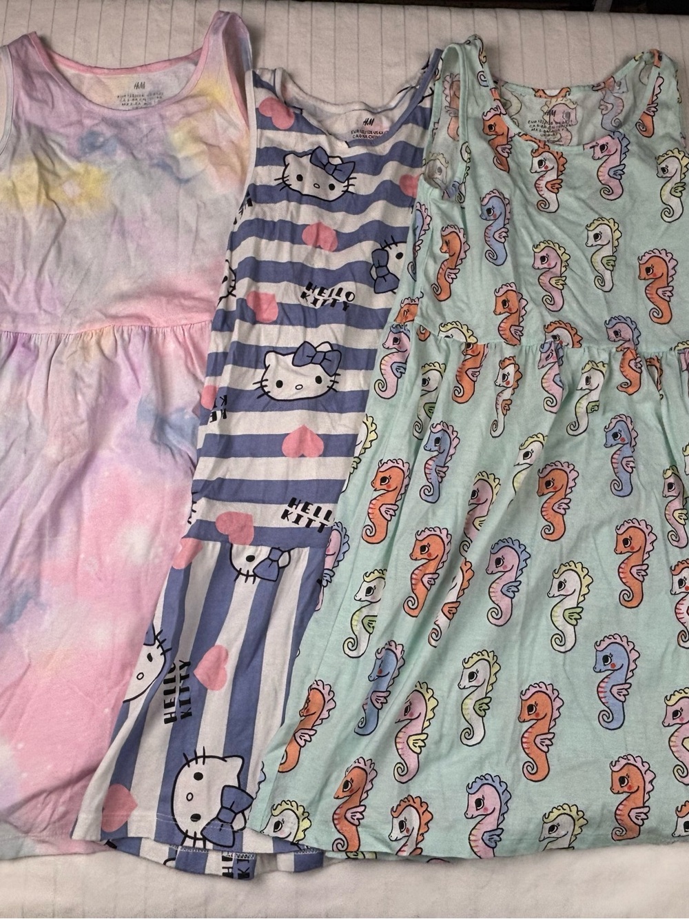 H & M girls 6x-7 dress lot Frozen, Hello Kitty etc